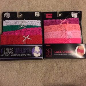 4 pack lace panties